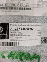 CHROM DYFUZORA TYLNEGO LEWY PRAWY KOMPLET MERCEDES GLE W167 19-