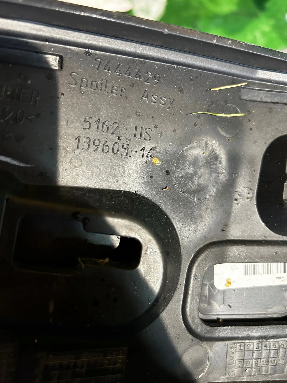 SPOILER TYLNEJ KLAPY BMW X4 G02 BMW X4 G02